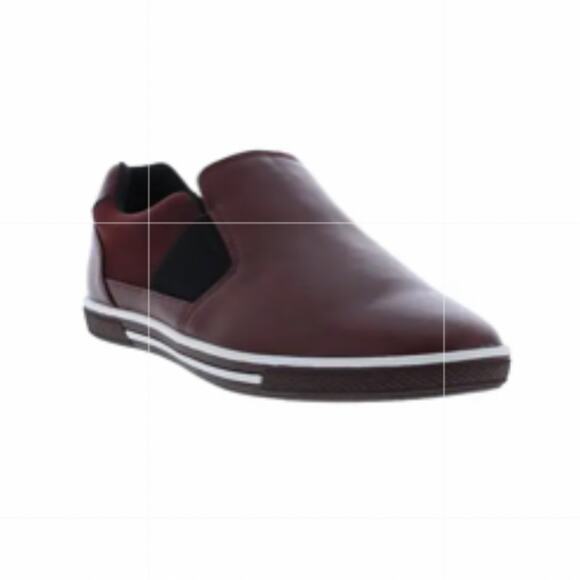 Zanzara Wine Men Lucky Slip-On Sneaker Size 11.5 Soft Leather Padded insole New